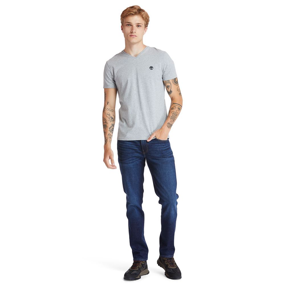 Pantaloni Timberland Barbati Bleumarin - Sargent Lake Slim Denim Jeans - Romania - HXDSJI703